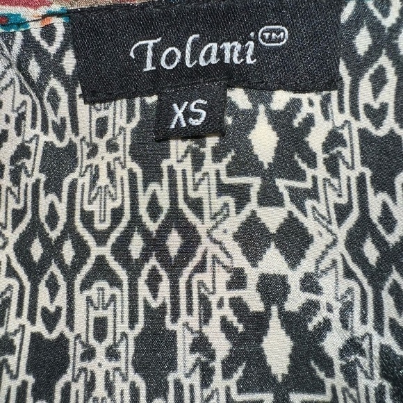 Tolani Indian print dress, silky and lovely! - Picture 5 of 9